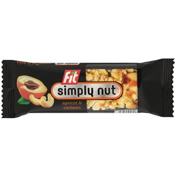 Fit simply nut müzliszelet magvakkal sárgabarack-kesu 35 g