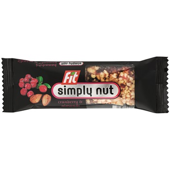 Fit simply nut müzliszelet magvakkal vörösáfonya-mandula 35 g