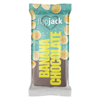 Flap Jack zabszelet banános, csokoládé ízű bevonattal 100 g