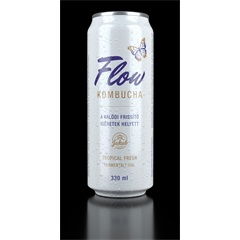 Flow kombucha tropical fresh fermentált ital 330 ml