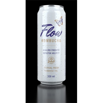 Flow kombucha tropical fresh fermentált ital 330 ml