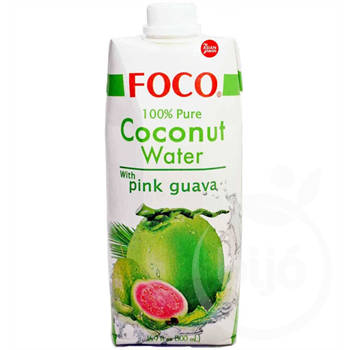 Foco kókuszvíz uht pink guavás 330 ml