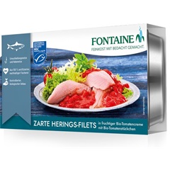 Fontaine hering bio paradicsomszószban 200 g
