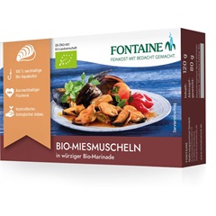 Fontaine kagyló bio mártásban 120 g