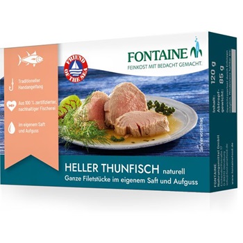 Fontaine sárgaúszójú tonhal sós vízben 120 g