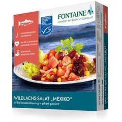Fontaine vadlazac saláta bio dresszinggel "mexikó" 200 g