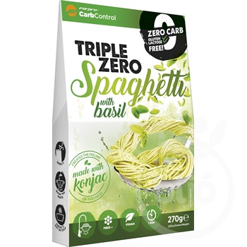 Forpro zero kalóriás tészta - spaghetti bazsalikommal cukor/zsír/laktóz/glutén/szójamentes 270 g