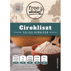 Free selection gluténmentes teljes kiőrlésű cirokliszt 500 g
