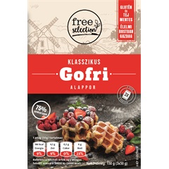 Free selection klasszikus gofri alappor 3x50g 150 g
