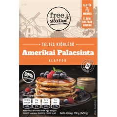 Free selection teljes kiőrlésű amerikai palacsinta alappor 3x50g 150 g