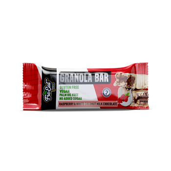 Dia-Wellness freeat food granola bar kókusztejes fehér csokoládéval mártva 50 g
