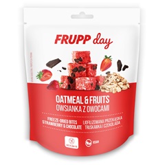 Frupp day lioflizált zabkocka snack eper-csokoládé 25 g