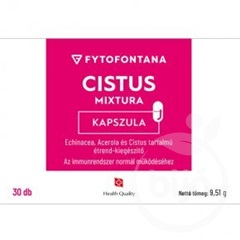 Fytofontana cistus mixtura kapszula 30 db