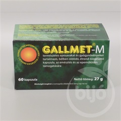 Gallmet-M-60 gyógynövény kapszula 60 db