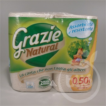 Grazie Natural lucart tekercses kéztörlő papír 2 db