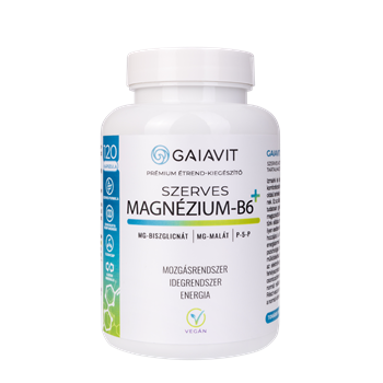 Gaiavit szerves magnézium-b6+ komplex kapszula 120 db