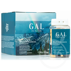 Gal multivitamin 30 adag étrend-kiegészítő 20g+22,9g+17,3g 1 db