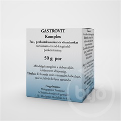 Gastrovit komplex pre-, probiotikumokat és vitaminokat tartalmazó étrend-kiegészítő por 50 g