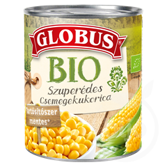 Globus bio szuperédes csemegekukorica konzerv 1 db