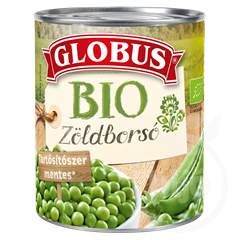 Globus bio zöldborsó konzerv 1 db