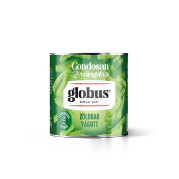 Globus zöldbab vágott konzerv 225 g 1 db