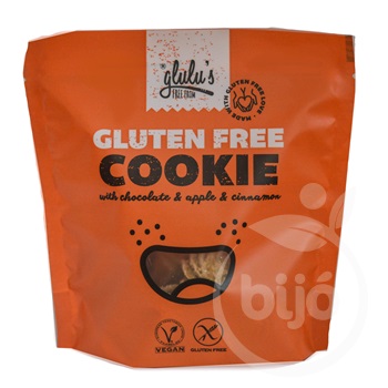 Glulu freefrom csokoládés almás-fahéjas keksz 100 g