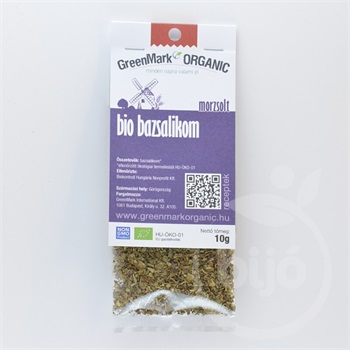 Greenmark bio bazsalikom morzsolt 10 g