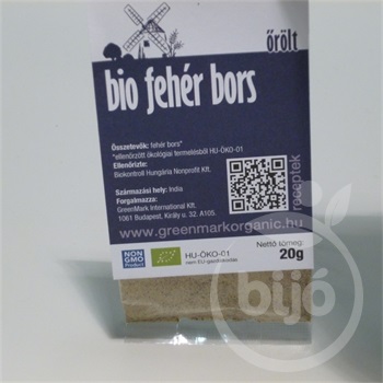 Greenmark bio fehér bors őrölt 20 g