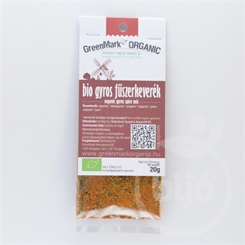 Greenmark bio gyros fűszerkeverék 20 g