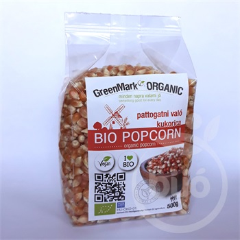 Greenmark bio popcorn 500 g