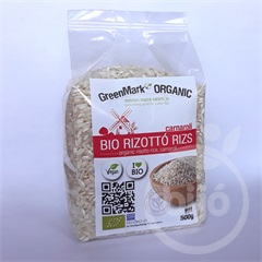 Greenmark bio rizottó rizs fehér carnaroli  500 g
