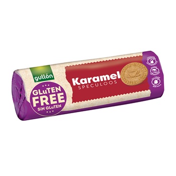 Gullón gluténmentes keksz karamellás 175 g