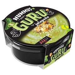 Guru hummus kenhető csicseriborsókrém jalapeno 180 g