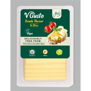 Gusto vegán készítmény szeletelt gouda ízű 140 g