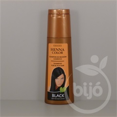 Henna Color hajsampon fekete árnyalatú hajra 250 ml