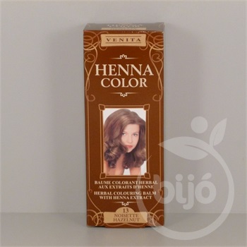 Henna Color szinező hajbalzsam nr 13 mogyoróbarna 75 ml