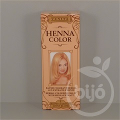 Henna Color szinező hajbalzsam nr 1 napszőke 75 ml