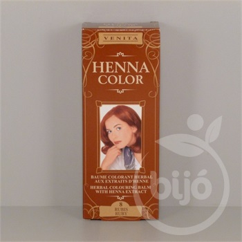 Henna Color szinező hajbalzsam nr 8 rubin 75 ml