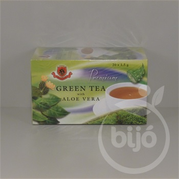 Herbex prémium tea zöldtea aloe verával 20x1,5g 30 g