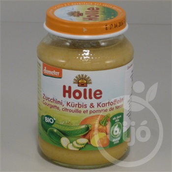 Holle bio bébiétel cukkini-sütőtök-burgonya 190 g