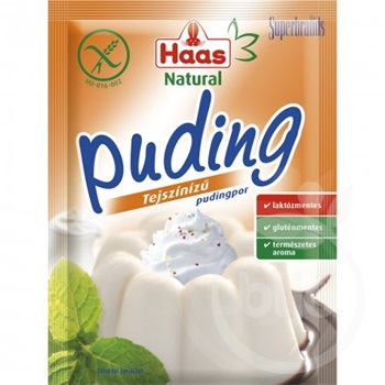 Haas natural pudingpor tejszín ízű 40 g