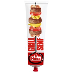 Haas spicy grill mustár xl 330 g