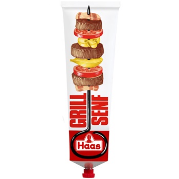 Haas spicy grill mustár xl 330 g