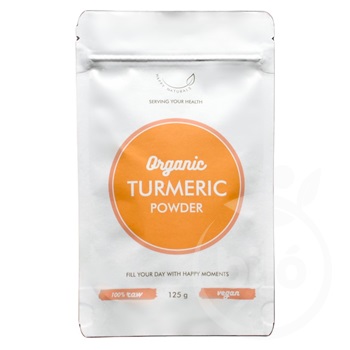 Happy Naturals organic kurkuma por 125 g