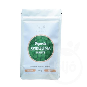 Happy Naturals organic spirulina tabletta 125 g