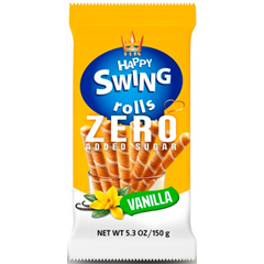 Happy swing zero vanília ízű krémmel töltött ostyarúd 150 g