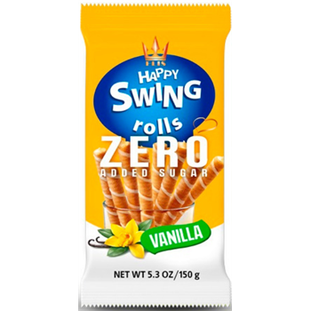 Happy swing zero vanília ízű krémmel töltött ostyarúd 150 g