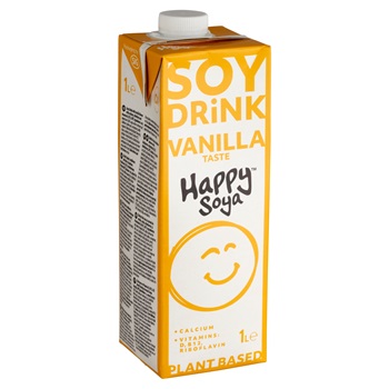 Happy szójaital vanília ízű kalciummal 1000 ml