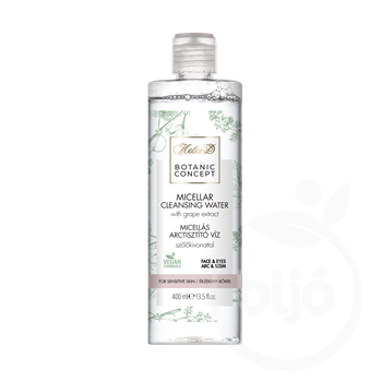 Helia-D botanic concept micellás arctisztító víz szőlőkivonattal 400 ml