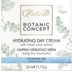 Helia-D botanic concept nappali hidratáló krém tokaji bor kivonattal érzéékeny bőrre 50 ml